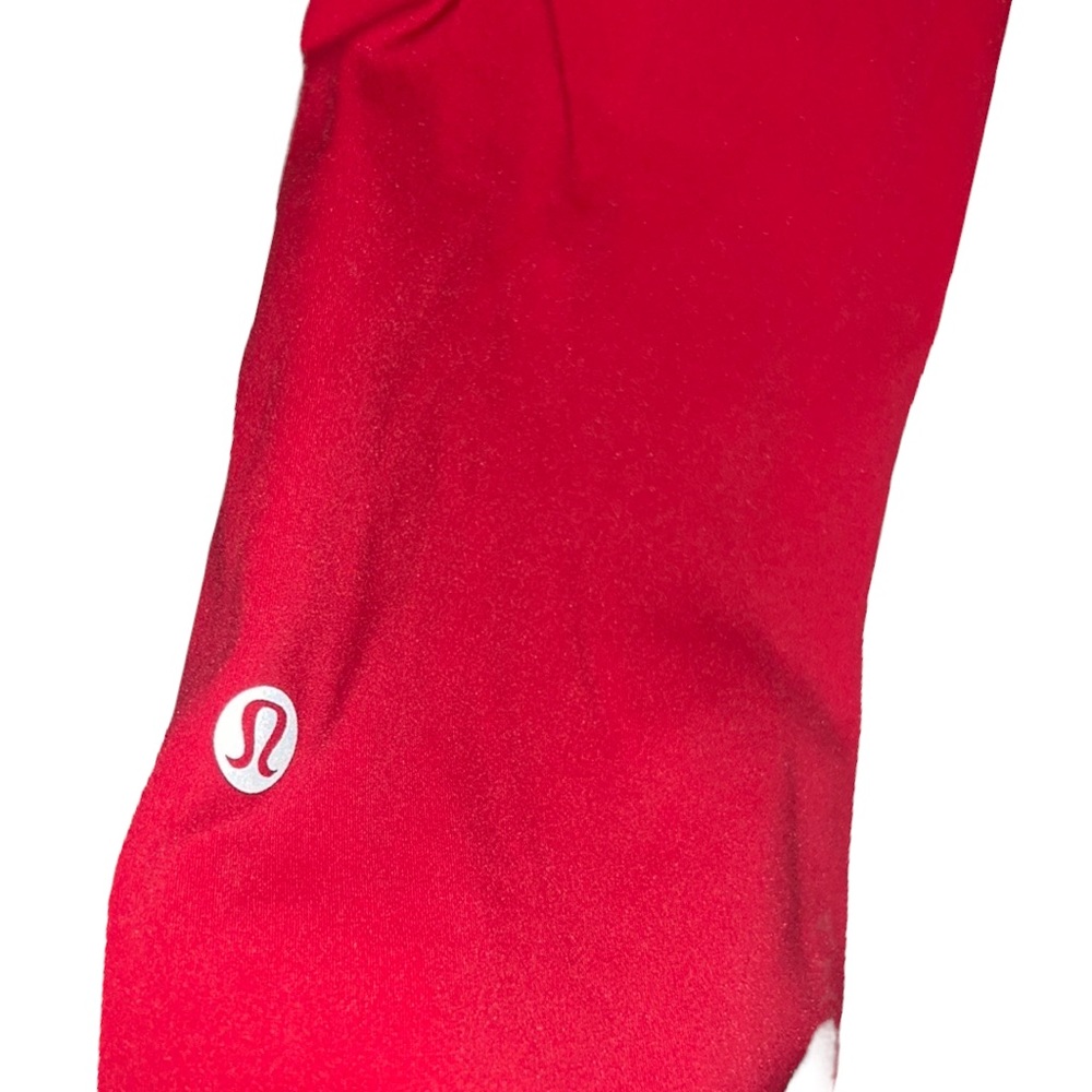 LULULEMON FAST AND FREE High Ride Tight 25” RED - Picture 3 of 5